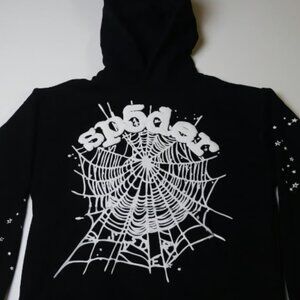 Sp5der OG Web Hoodie Black Pullover Streetwear Mens Womens Unisex